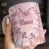 Nana, Heart Stained Glass - Personalized Custom Coffee Mug - GRM112_MG