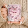 Nana, Heart Stained Glass - Personalized Custom Coffee Mug - GRM112_MG