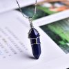 Natural Amethyst Crystal Point Pendant: Diy Jewelry Gift