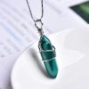Natural Amethyst Crystal Point Pendant: Diy Jewelry Gift
