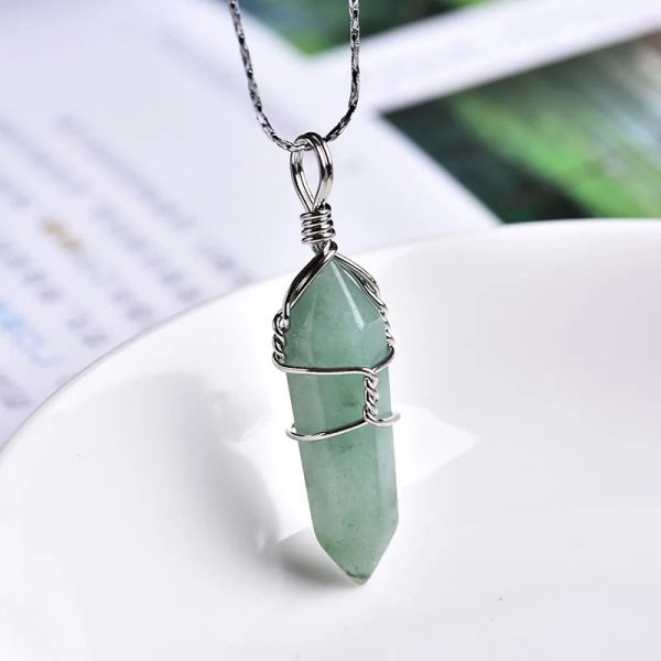 Natural Amethyst Crystal Point Pendant: Diy Jewelry Gift
