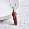 Natural Amethyst Crystal Point Pendant: Diy Jewelry Gift