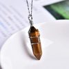 Natural Amethyst Crystal Point Pendant: Diy Jewelry Gift