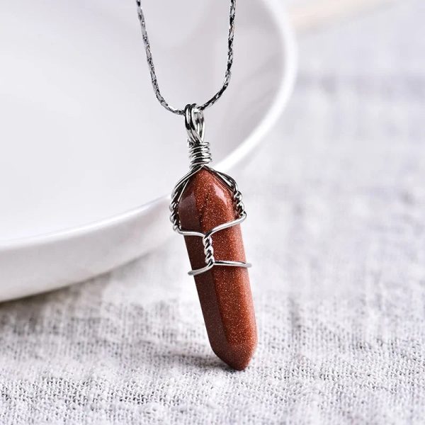 Natural Amethyst Crystal Point Pendant: Diy Jewelry Gift