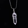 Natural Amethyst Crystal Point Pendant: Diy Jewelry Gift