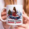 Naughty Couple, All Because Two People Swiped Right, Personalized Mug, Christmas Gifts