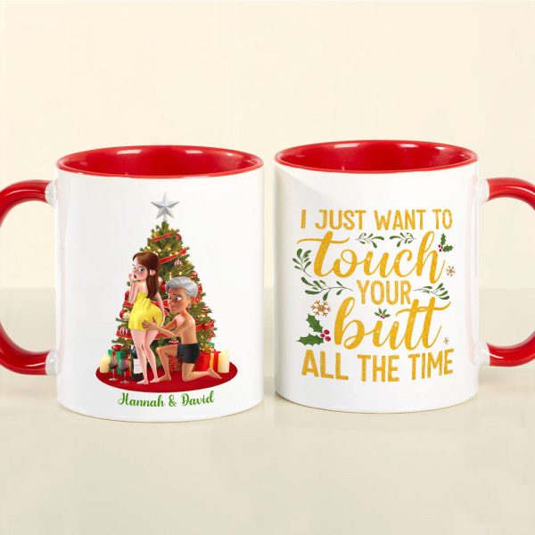 Naughty Couple Coffee Accent Mug - Personalized Gifts For Couple Coffee Mug 02NAMG120925HG