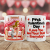 Naughty Couple I Love You And Your Butt Everyday - Personalized White Edge-to-Edge Mug - Valentine Gift For Couples | GR32 NL122