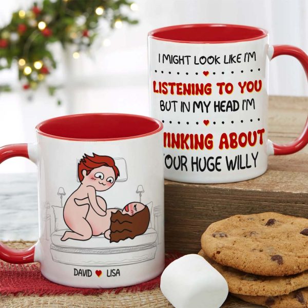 Naughty Couple Make Love, Personalized Couple Mug Gift For Couple