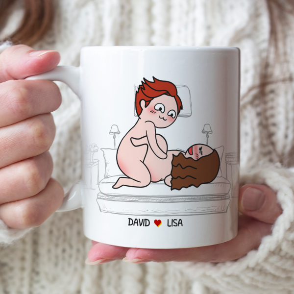 Naughty Couple Make Love, Personalized Couple Mug Gift For Couple