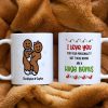 Naughty Gingerbread Christmas Couple, Christmas Mug Gift For Couples