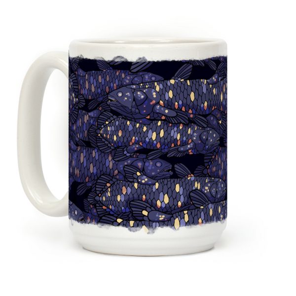 Nautical Coelacanth Fish Coffee Mug