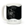 Negative Space Man Coffee Mug