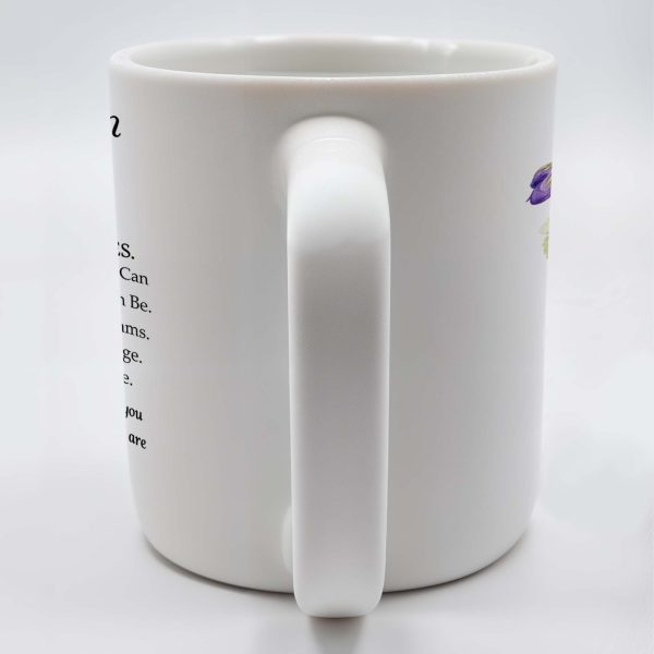 Never Forget That I Love You Grandson Pansy Flower Mug - Personalized Custom Coffee Mug - GSN025_MG