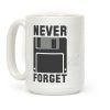 Never Forget The Floppy Coffee Mug