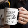 Never Stop, One Day You Will Become Someone's Hope, Someone's Hero, Medical Uniform and Stethoscope - Personalized Custom Coffee Mug - DOC019_MG