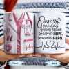 Never Stop, One Day You Will Become Someone's Hope, Someone's Hero, Medical Uniform and Stethoscope - Personalized Custom Coffee Mug - DOC019_MG