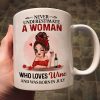 Never Underestimate A Wine Lady Born In July Birthday Gift Mug