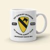 Never Underestimate An Old Man With A Military Background - Personalized White Mug - Gift with Customized Logo