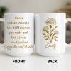 Never Underestimate The Difference You Made - Personalized Custom Coffee Mug - DOC088_MG