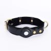New Leather Airtag Dog Collar Pet Adjustable Collar