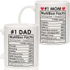 New Mom Dad Coffee Mug for New Parents Couple, Pregnancy Announcement Gift for Expecting Mom and Dad, First Time Parents Gift, Baby Reveal Gift