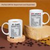 New Mom Dad Coffee Mug for New Parents Couple, Pregnancy Announcement Gift for Expecting Mom and Dad, First Time Parents Gift, Baby Reveal Gift