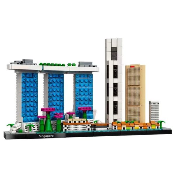 New York London Pairs Dubai Lanmark City Skyline Building Blocks
