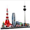 New York London Pairs Dubai Lanmark City Skyline Building Blocks