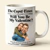 Newspaper Couple Custom Photo Coffee Mug - Personalized Gifts For Couple 01nati070126