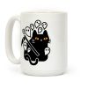 Nine Lives Reaper Cat Coffee Mug