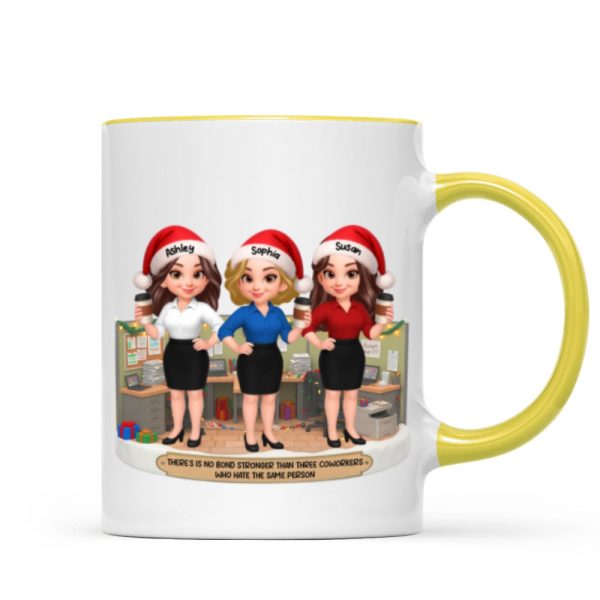No Bond Stronger Coworkers Hate The Same Person - Personalized Mug - Funny Gift For Work Besties, Colleagues No Bond Stronger Coworkers Hate The Same Person - Personalized Mug - Funny Gift For Work Besties, Colleagues