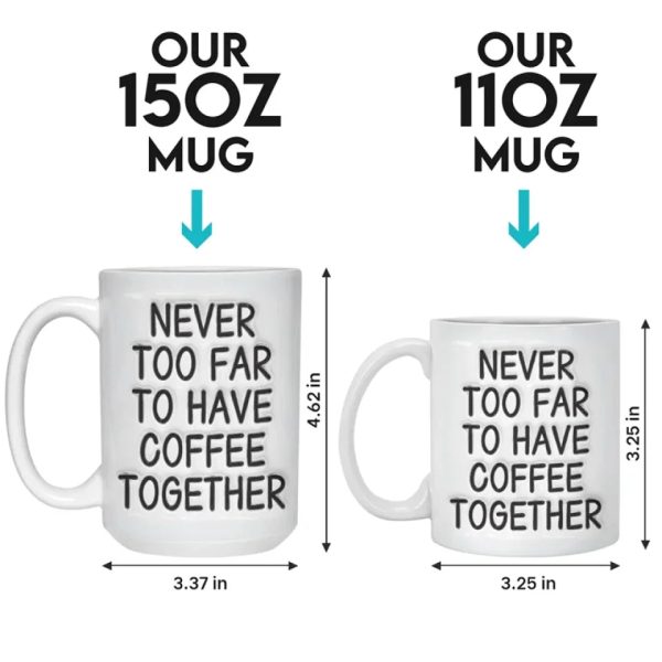 No Distance Can Dim The Light Of True Friendship - Bestie Personalized Custom 3D Inflated Effect Printed Mug - Gift For Best Friends, BFF, Sisters