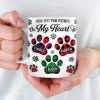 No Greater Companion, No Better Friend - Memorial Personalized Custom 3D Inflated Effect Printed Mug - Sympathy Gift, Christmas Gift For Pet Owners, Pet Lovers