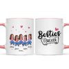 No Greater Gift Than Sisters Besties Pretty Cartoon Girls Personalized Mug
