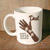 No Matter How Big We Get Personalized Mug, Gift For Dad