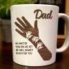 No Matter How Big We Get Personalized Mug, Gift For Dad