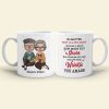 No Matter How Old We Grow I Promise To Ignore How Much You Snore, Old Couple Happiness White Tea Coffee Mug