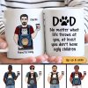 No Matter What Cat Dad Backpack Personalized Mug