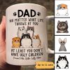 No Matter What Fluffy Cat Gift for Cat Lovers Personalized Mug