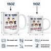 No Returns Or Refunds Chibi Grandkids Dog Cat - Personalized Mug