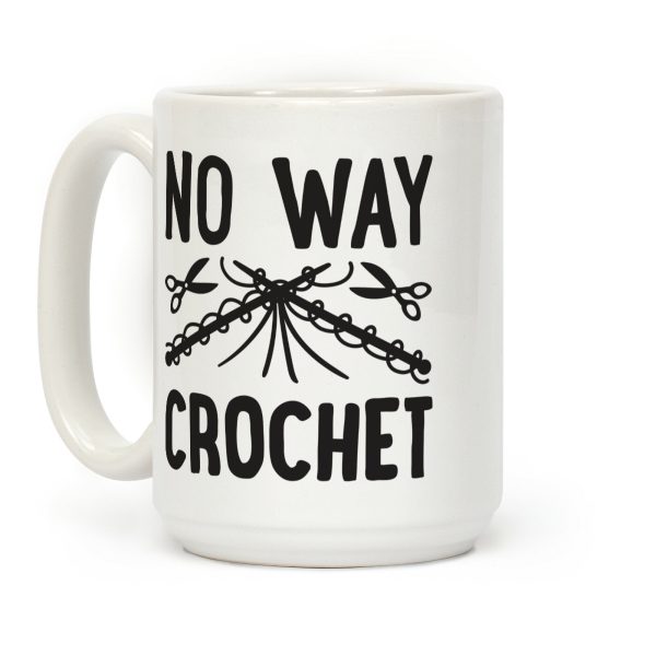 No Way Crochet Coffee Mug