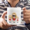 Nobody Test My Gangsta More Than, Gift For Mom, Personalized Mug, Mom And Kids Mug