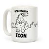 Non-Binary Icon Coffee Mug
