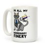 Nonbinary Finery Feline Coffee Mug