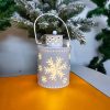 Nordic Style Led Lanterns And Electronic Candles: Creative Holiday Decorations With Wind Lights