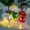 Nordic Style Led Lanterns And Electronic Candles: Creative Holiday Decorations With Wind Lights