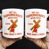 Not All Superheroes Wear Capes, Mine Wore A Cross, Praying Figure - Personalized Custom Coffee Mug - FTH061_MG