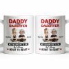 Not Always Eye To Eye But Always Heart To Heart, Cityscape - Personalized Custom Coffee Mug - DAD280_MG