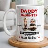 Not Always Eye To Eye But Always Heart To Heart, Cityscape - Personalized Custom Coffee Mug - DAD280_MG